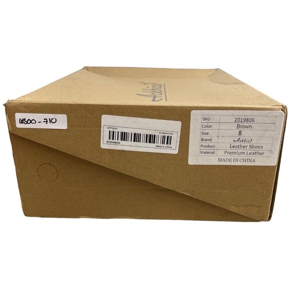 Arkbird Men's Tan Brown Leather Low Calf Oxford Boots Sz 8 - Picture 11 of 11